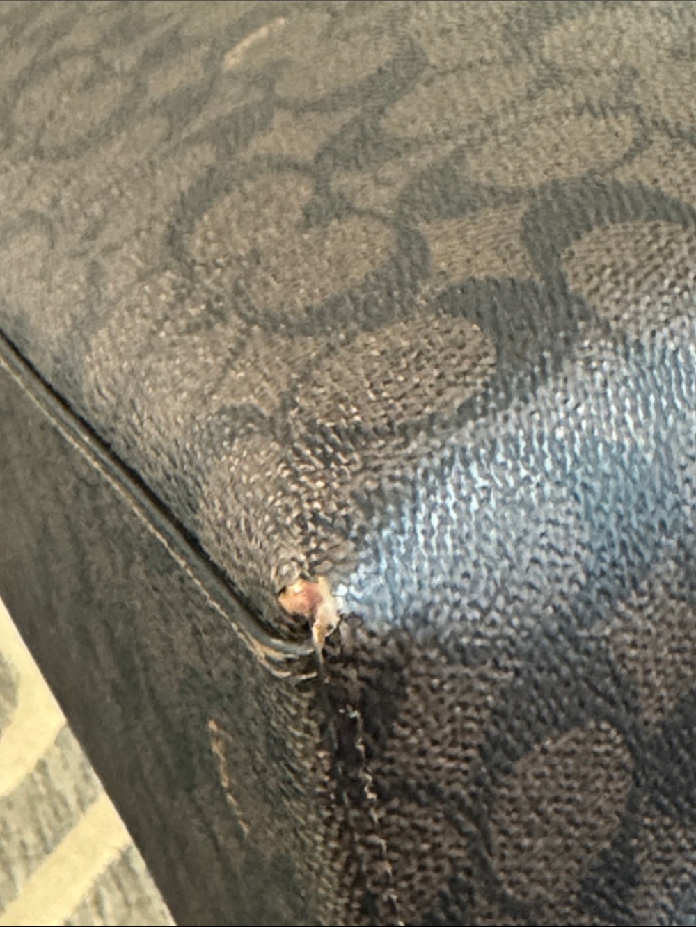 Coach Bag Large Brown Signature Leather City Tote Bag - Picture 15 of 17